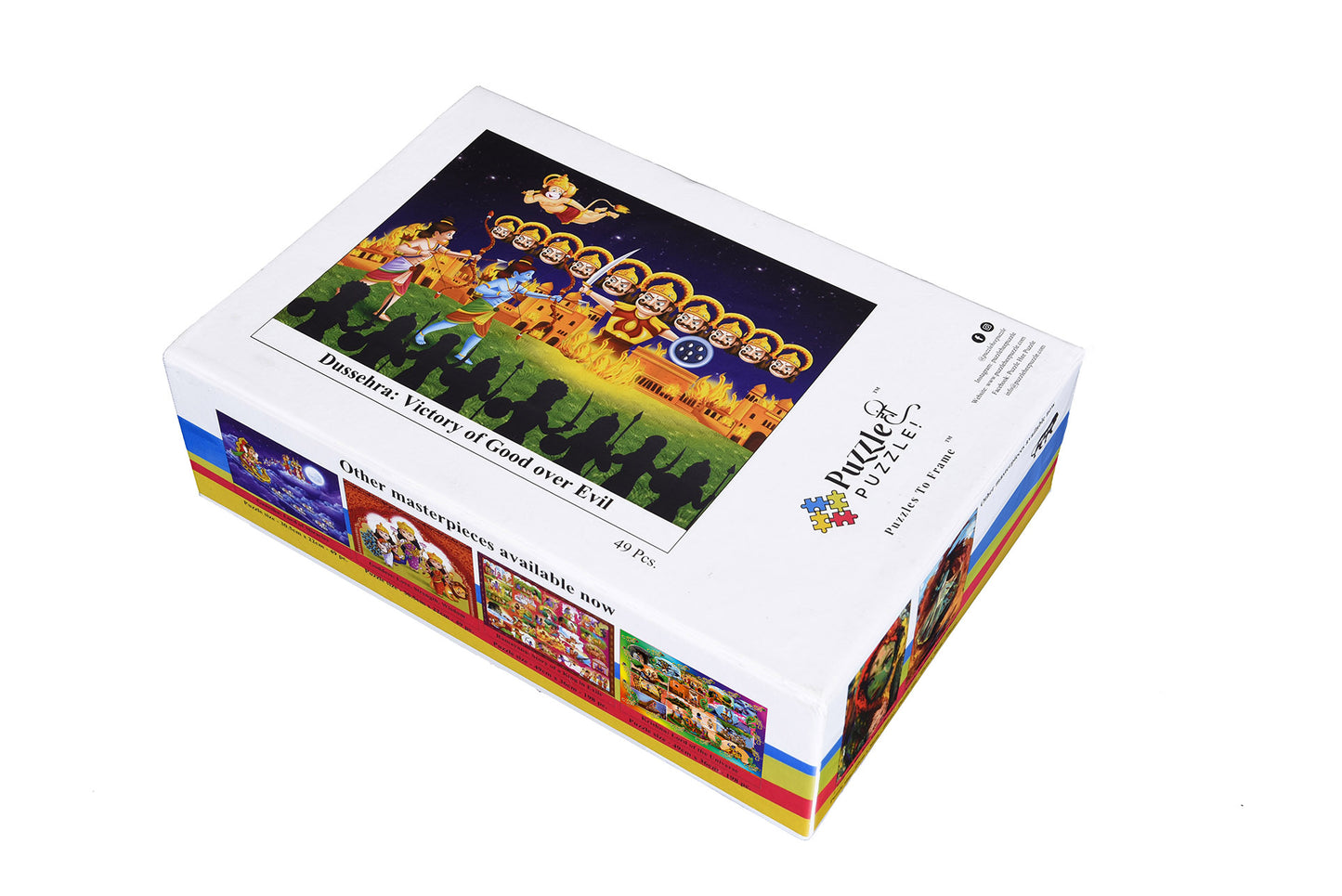 Dussehra: Victory of Good Over Evil Jigsaw Puzzle - 49 pieces